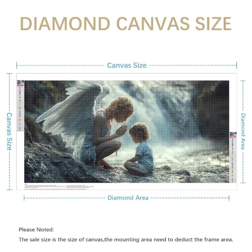 Broderie diamant ange grand format pour s'évader et libérer sa créativité - 4