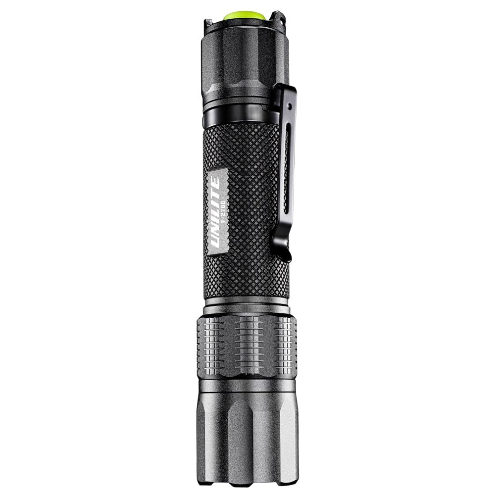 Uni-Lite Black F-2700 Led Flashlight Torch, Usb Rechargeable, Aluminium, 2700 Lumen, 3.6V, 300 Metre Beam
