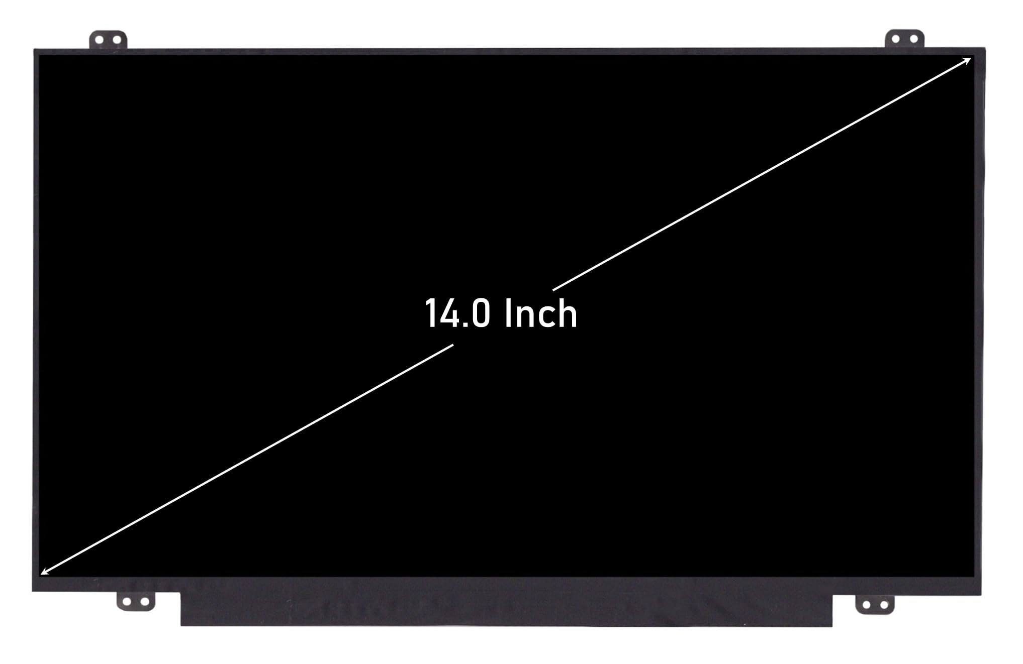 Replacement for LP140WH8 TP A1 14.0" LED LCD WXGA Screen Display Monitor Panel 30 Pins 1366x768