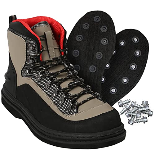 Paramount Outdoors Slate Felt Sole Wading Boot with Metal Wading Studs Included (11)