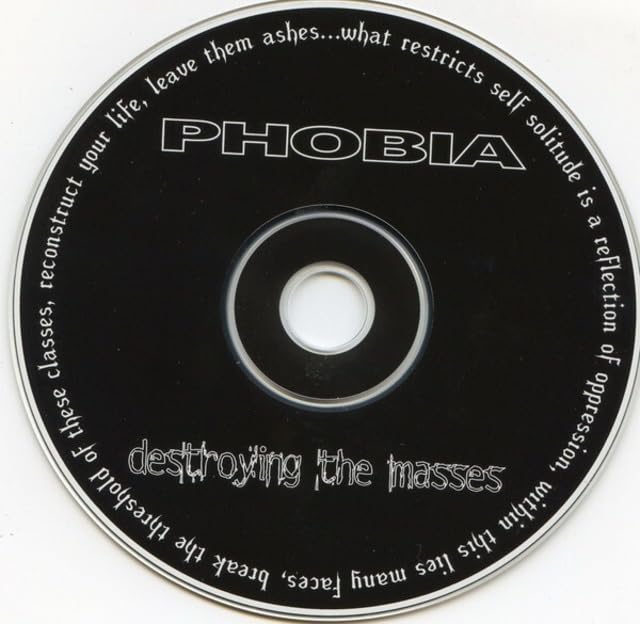 CD PHOBIA Destroying The Masses CD