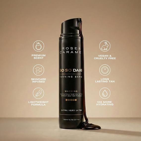 Rose & Caramel So So Dark Self Tanning Serum 150ml