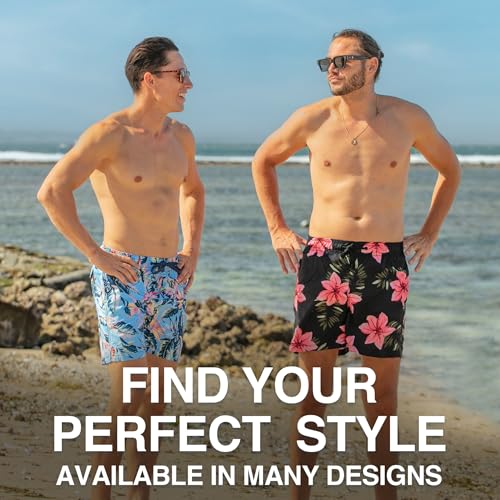 Image of Kanu Surf Men's Troy Stripe Swim Trunks