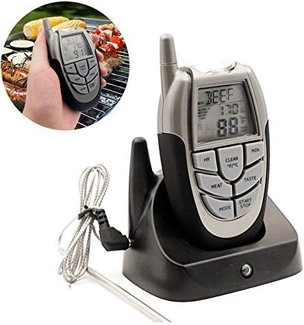 KALENDS Wireless Remote Digital Cooking Food Meat Thermometer Smoker Grill Oven BBQ Outdoor Picnic