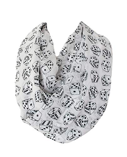 Etwoa Dice Infinity Circle Loop Scarf2