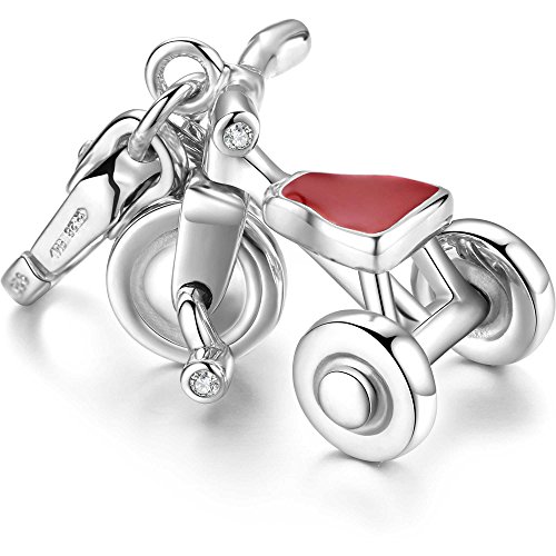 Rosato TO026 Charm para mujer en plata de ley con diseño colgante original