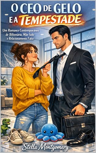 O CEO de Gelo e a Tempestade: Um Romance Contemporâneo de Bilionário, Mãe Solo e Relacionamento Falso