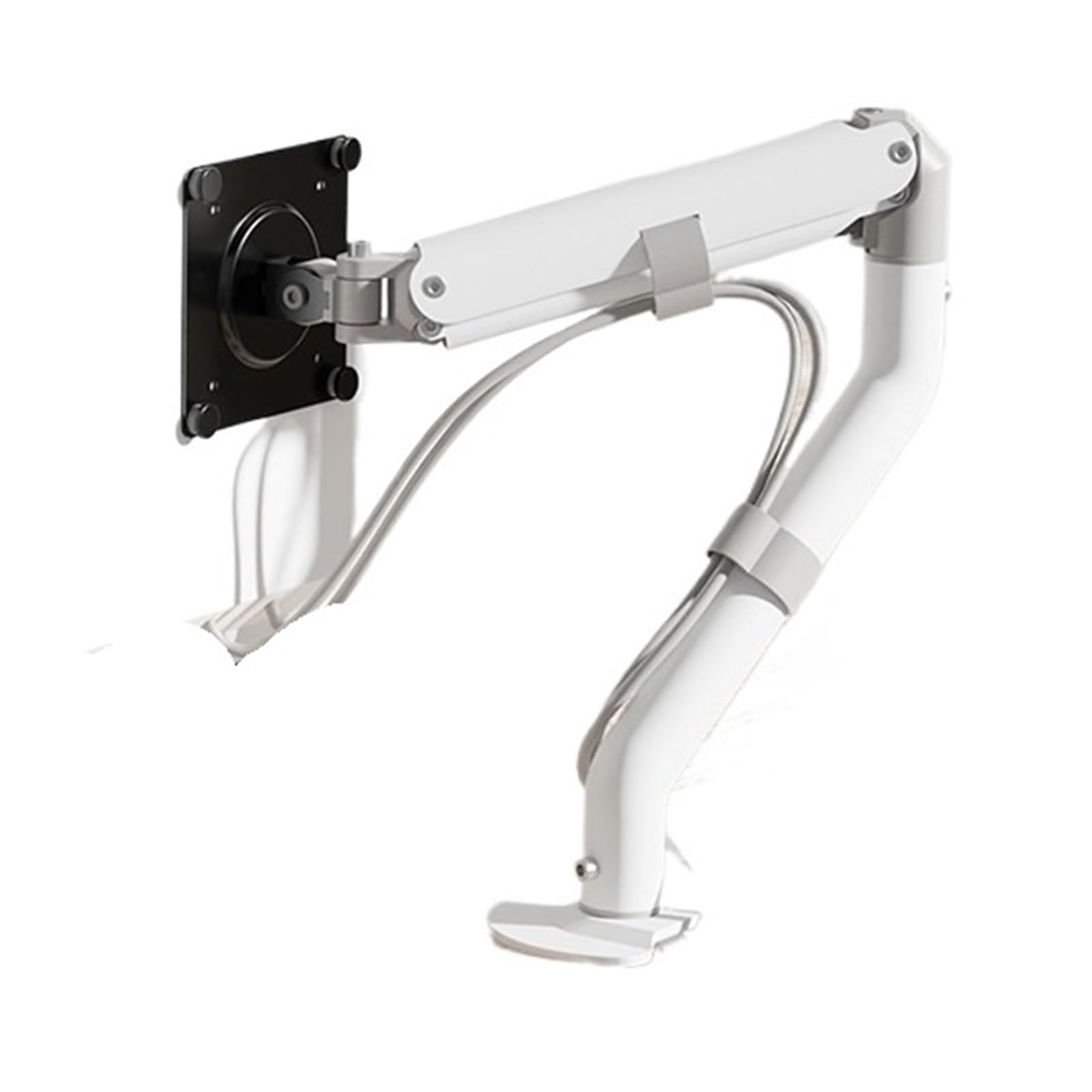 Ikpgbzxm One Color Liftable Display Screen Robotic Arm 17 To 32-Inch Telescopic Desktop Monitor Stand(Whitesinglearmm7)