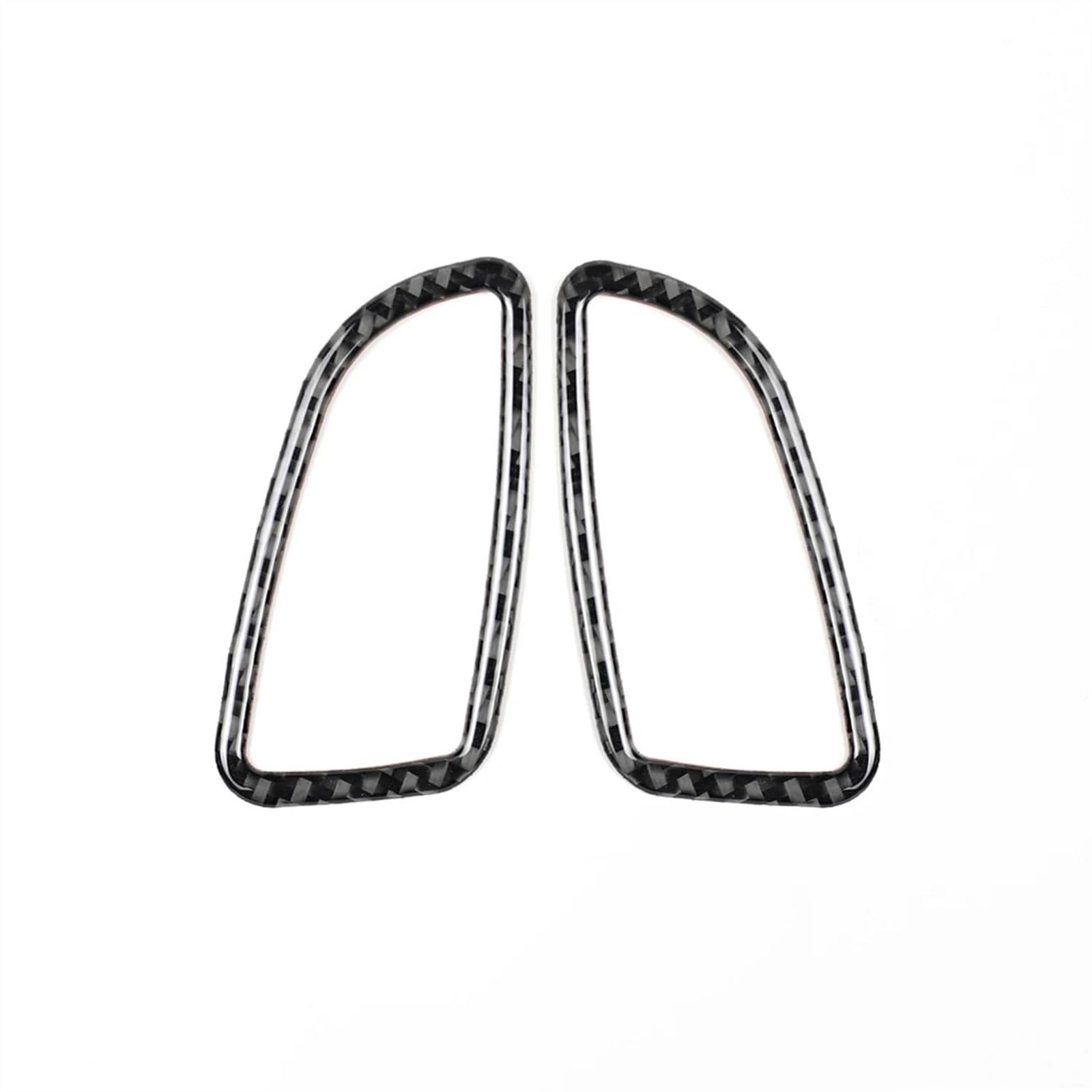 Parts Car Carbon Fiber Dashboard Air Vent Outlet Trim Frame Sticker for Benz C GLC Class W205 X253 2015-2022