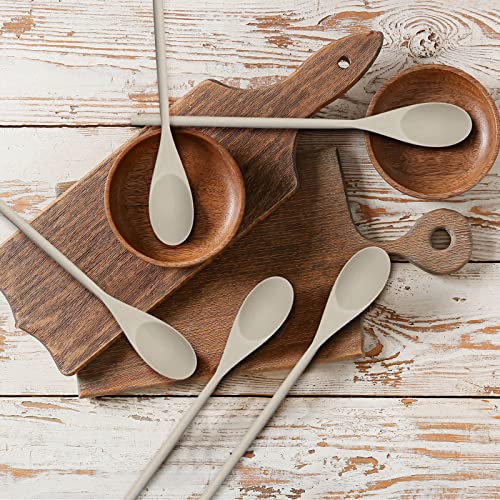 Set Of 50 12 Inch Long Wooden Spoons For Cooking Kitchen Wooden Spoons For Crafts Long Handle Wood Spoons Oval Wood Mixing Spoons Baking Mixing Serving Craft Utensils For Serving Baking Stirring #TOP4