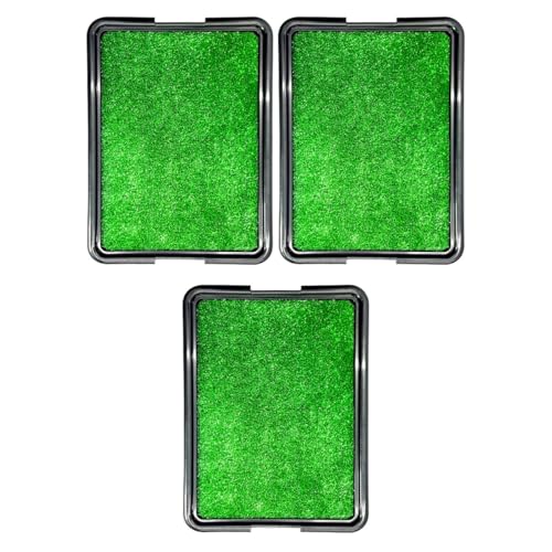 3x Sanitário Grama Ecológico Pet para Cachorro Lavável Xixi