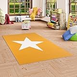 Trendline - Tappeto per Bambini e Ragazzi - Stella - Curry - 5 Dimensioni