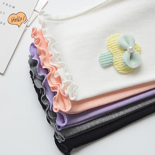 4pcs Knee Length Capri Leggings for Girls & Toddlers 3/4 Girls' Cropped Leggings4