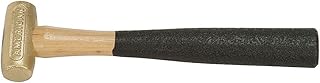 American Hammer AM08BRWG Brass Alloy Non Marring Tapping Hammer, 8oz, 1.75