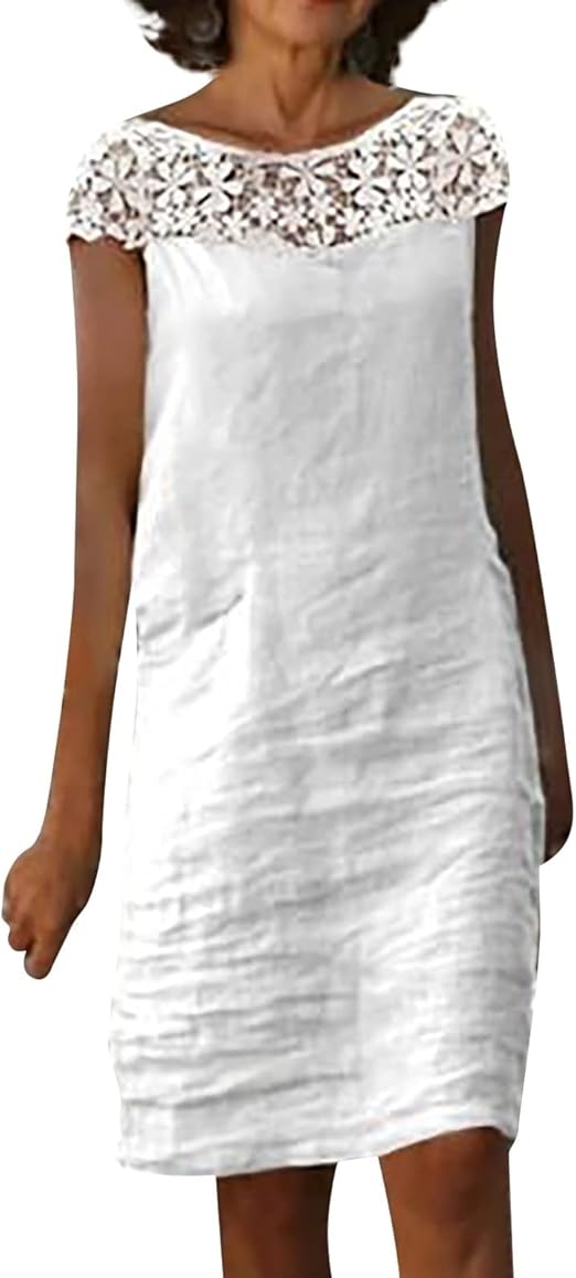 OIOLOYJM Plus Size Summer Dresses for Women 2025 Plus Size Dresses for Curvy Women 3/4 Sleeve Casual Boho Kaftan Dresses