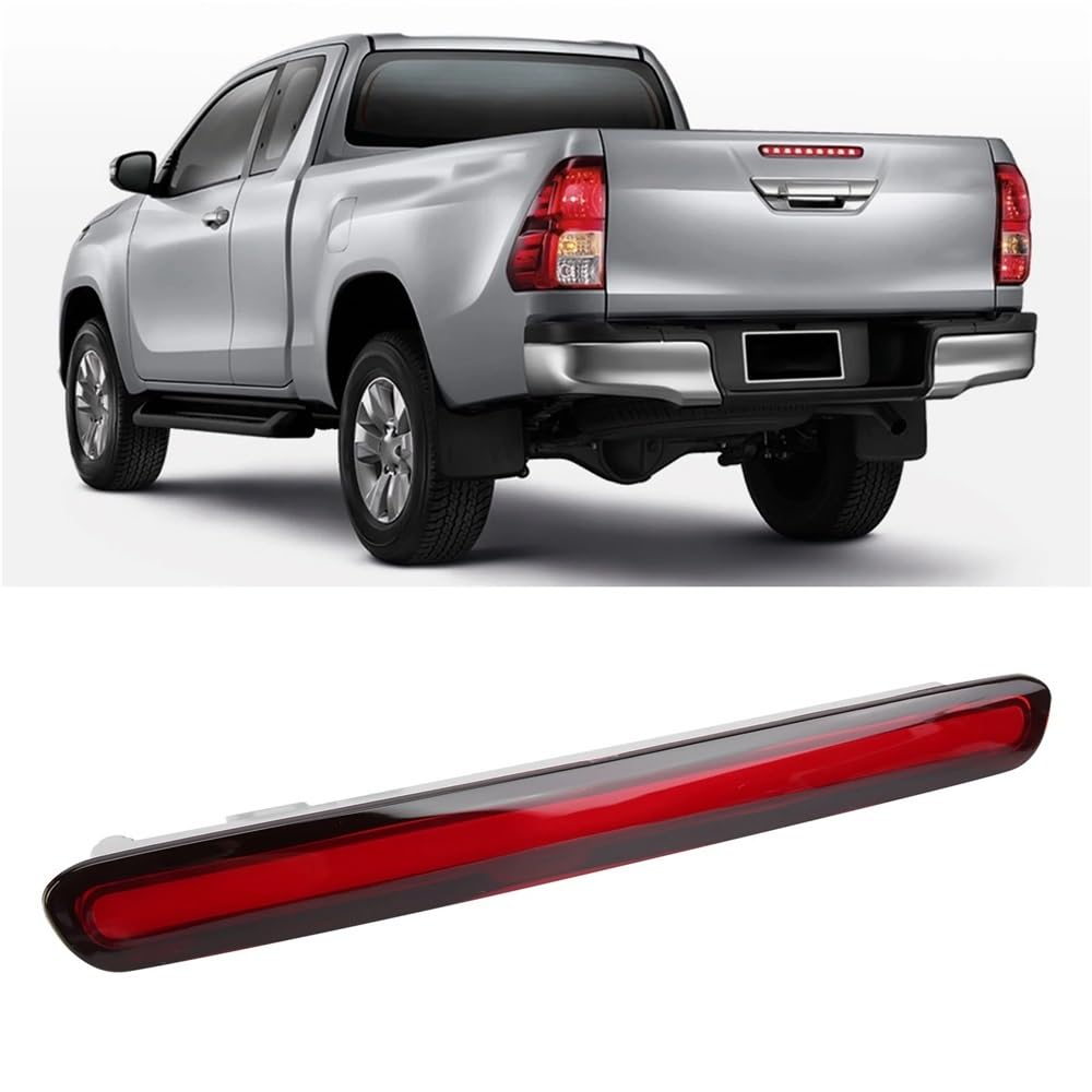 Troisième feu freinage pour Hilux REVO 2015-2017 rouge 1pc