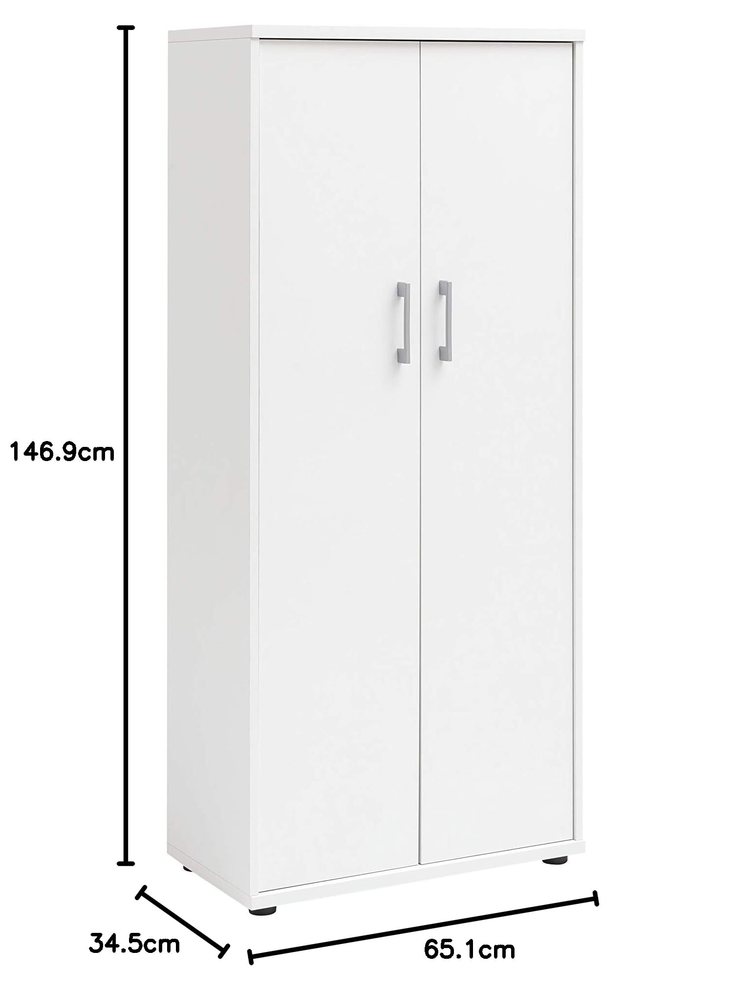 Aktenschrank Milo weiß, 701412