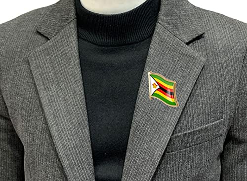 Image of vmcoatdu Country Flag Pin Badge International Travel Brooch Metal Alloy Souvenir Pin for Hat Clothes Backpack