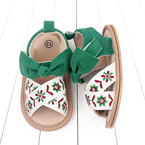 Summer Kids Infant Toddler Shoes Girls Sandals Open Toe Breathable Hook Loop Flower Carrot Pattern Sliders Kids Shoes4