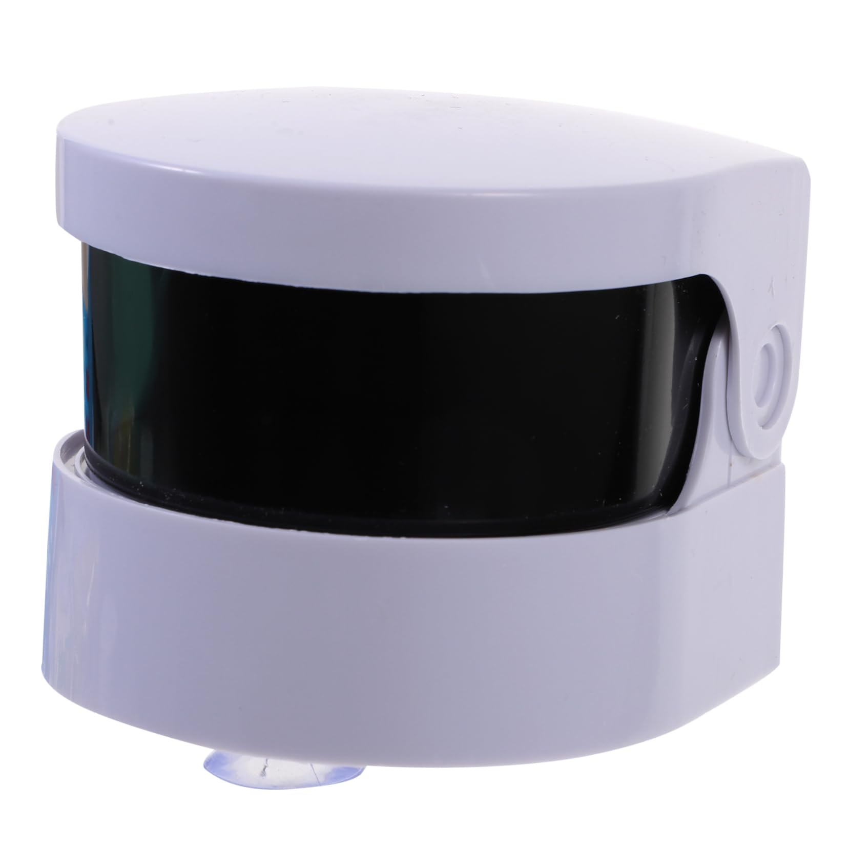 ERINGOGO Jewelry Washing Machine Tooth Fairy Coin Dentures Sonic Bathroom Line With Lid Case Jewelry Teeth Machine Cleaning Ring Machine White