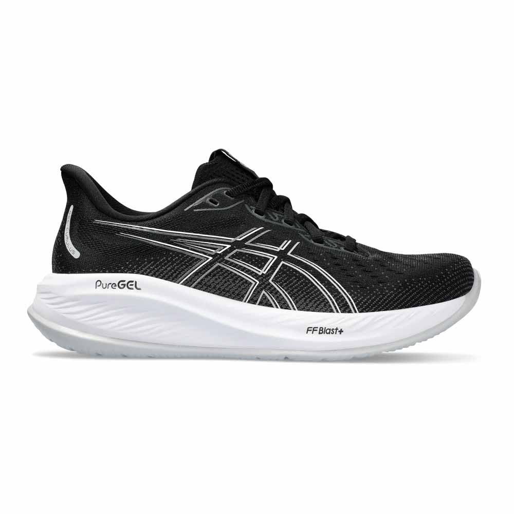 ASICS Damen Gel-Cumulus 26 Sneaker, Schwarzer Beton, 40 EU