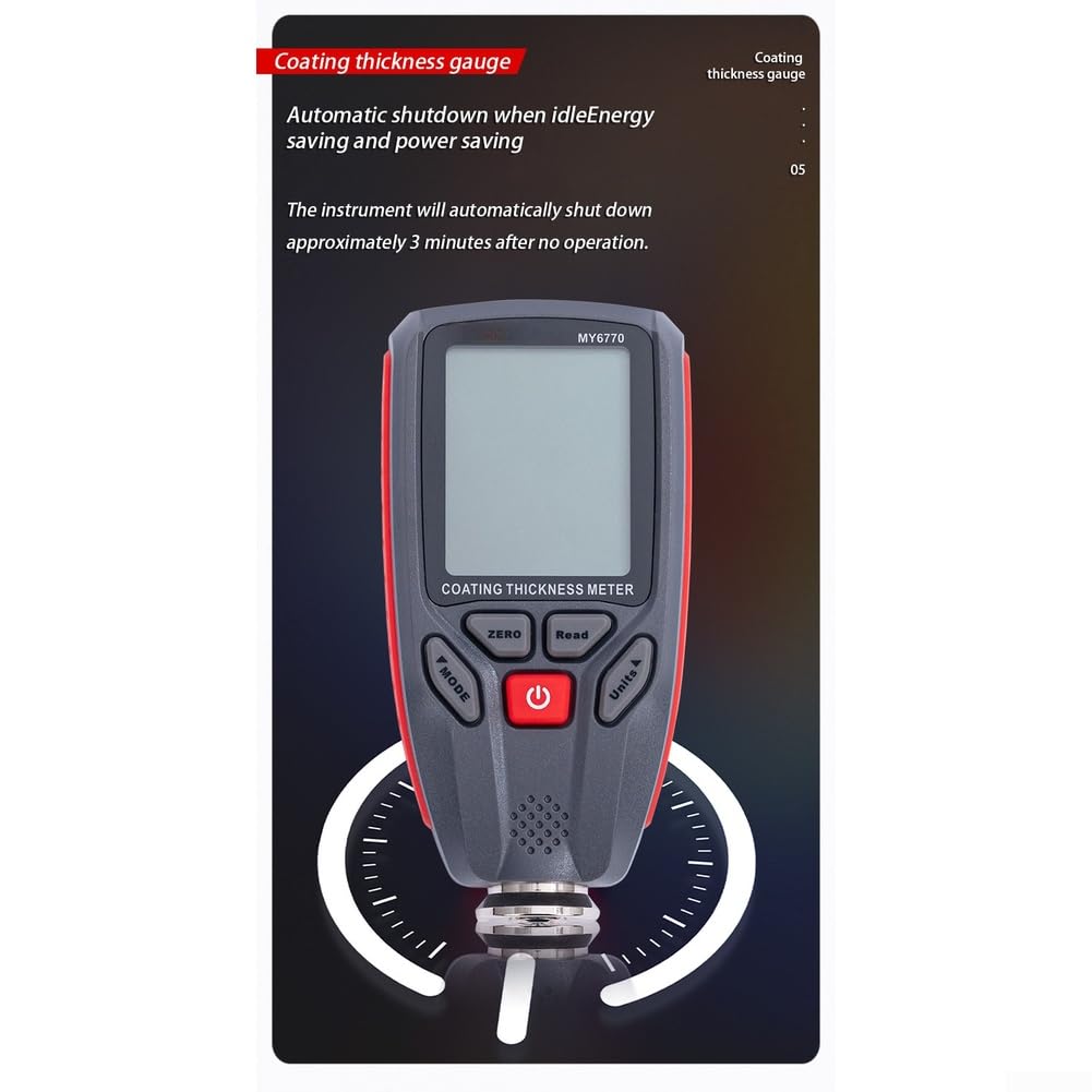 Lackdickenmessgerät Auto 0-1300µm Fe/NF Dual-Modus