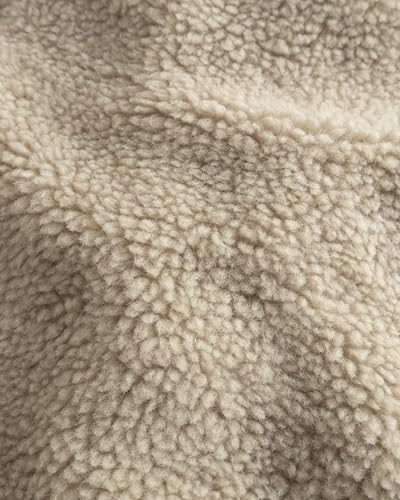 Johnny Urban Teddyjacke Damen & Herren Beige - Carson - Unisex Sherpa Fleecejacke für Herbst & Winter - Outdoor Teddy Jacke Warm - Warme Übergangsjacke