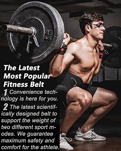 Seektop 2In1 Weight Lifting & Dip Belt - Gym Workout Weightlifting Belt With Chain, Neoprene Waist Dip Belt For Weight Lifting, Squat, Training, Fitness, Men & Women #TOP2