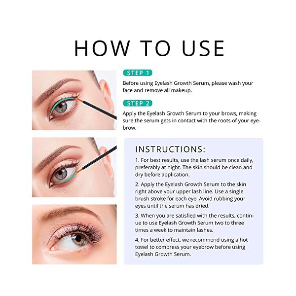 Premium-Eyelash-Growth-Serum-and-Eyebrow-Enhancer-Lash-Enhancing-Serum-Lash-boost-Serum-for-Longer-Fuller-Thicker-Lashes-Brows-10ML-Made-in-USA-10-ML Premium Eyelash Growth Serum and Eyebrow Enhancer, Lash Enhancing Serum Lash boost Serum for Longer, Fuller Thicker Lashes & Brows Made in USA (0.3 Oz)