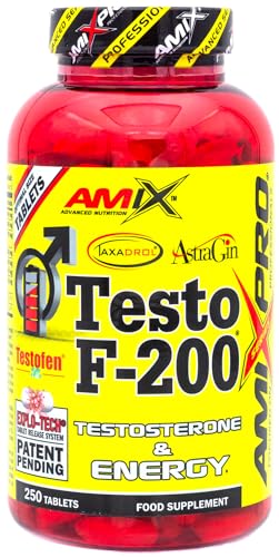 Amix - Suplemento Deportivo - Testo F 200 En Formato De 200 Cápsulas - Ayuda A Potenciar La Fuerza - Mejora La Resistencia - Aumenta Los Niveles Amix - Suplemento Deportivo - Testo F 200 En Formato De 200 Cápsulas - Ayuda A Potenciar La Fuerza - Mejora La Resistencia - Aumenta Los Niveles