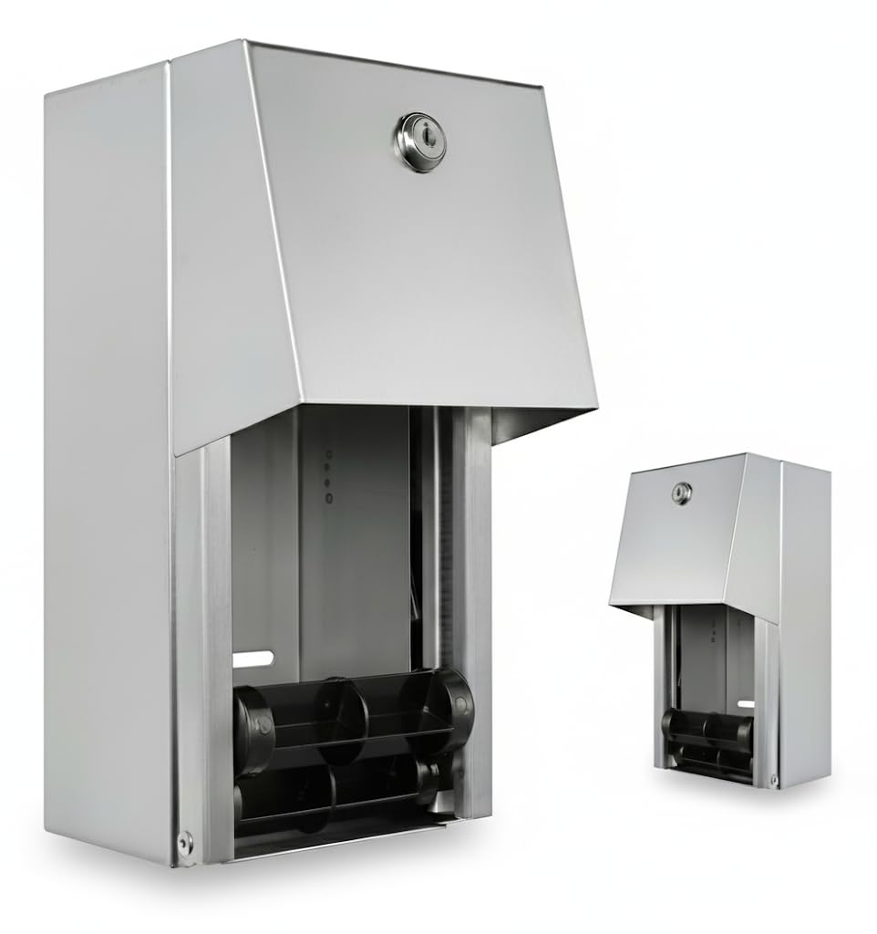 commercial toilet paper dispenser double roll vs residential comparison