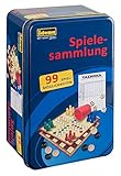 Das Spielzubehör ist in einer stabilen Metallbox sicher verpackt, gut zu verstauen und einfach zu transportieren- abwechslungsreicher Spielspaß für die ganze Familie zu Hause und unterwegs, geeignet für 2 bis 8 Spieler ab einem Alter von 6