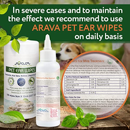 Arava Natural Ear Mite Treatment for Cats and Dogs Effective Ear Cleaning Drops for Cat and Dog Ear Mites and Prevent Infections Not for Cats Under 13 Lbs Puppies Under 9 Months Cucciolini Doodles Arava natural ear mite treatment for cats and dogs effective ear cleaning drops for cat and dog ear mites and prevent infections not for cats under 13 lbs puppies under 9 months cucciolini doodles