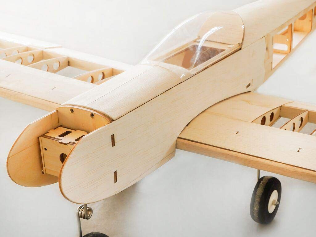Torcster 213823 Trainer T-30 1400mm Holzbaukasten Modellflugzeug für RC do-it-Yourself Bausatz DIY