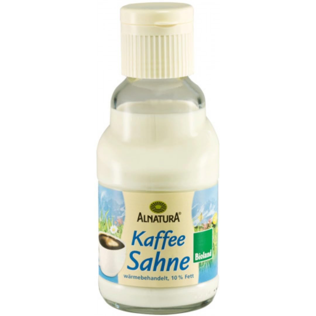 Alnatura Kaffeesahne 10% Fett 165 Gramm x 20 Packungen