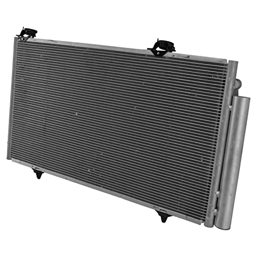 Image of TRQ A /C Condenser and Receiver Drier Assembly Compatible with 2005 Scion xA From 5 01 05 Production Date 2005 xB From 5 01 05 Production Date 2006 xA 2006 xB