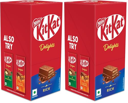 Image of Nestle KitKat Delights Rich, 900 g, Pack of 12.