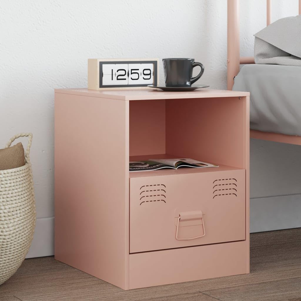 Table d'appoint rose pour chambre à coucher et salon Homgoday