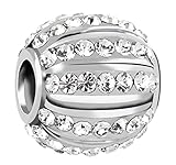 Lochdurchmesser: ca. 4,5 mm (Nenalina Bead-Elemente passen für allen gängigen Beadarmbänder bekannter Hersteller)