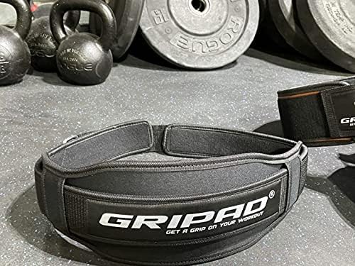 Miniatura 7 de Gripad Cinturón ajustable para levantamiento de pesas deportivo, cinturón ajustable para hombres y mujeres, hebilla ligera, entrenamiento, peso