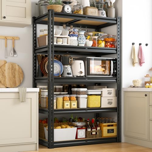 REIBII Storage Shelves with Smooth Edges for Garage Basement Shed Pantry (Pack of 2) - image 9