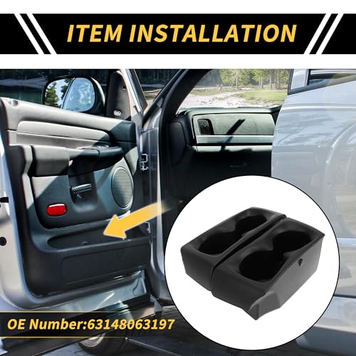 Inserto Portavasos para Ram 1500 2019-2021 Negro miniatura 2