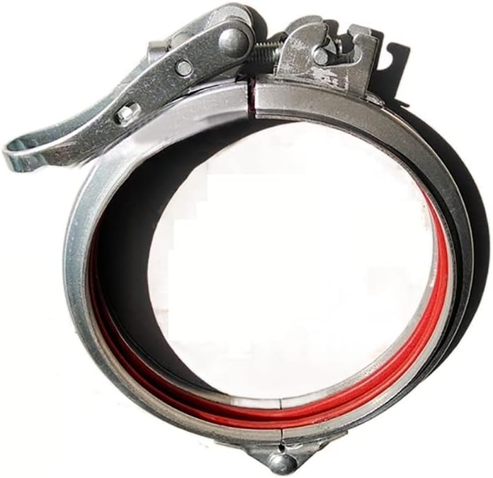 Adjustable Pipe Clamp Hose Clamp Quick Release Pipe Clamp Round Duct Clamp Quick Pipe Clamp Stainless Steel/Galvanized 80-300mm Joyous (Size : Stainless Steel 250mm)