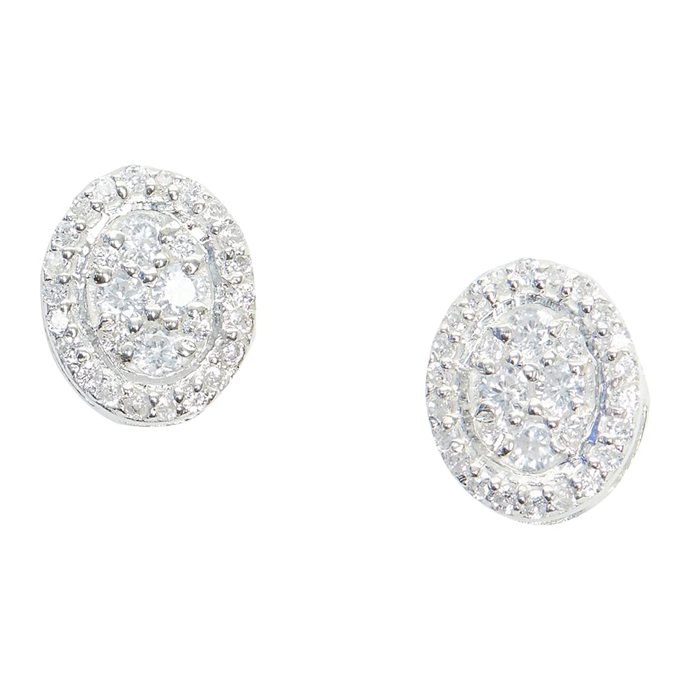 Women's Charming CZ Stone Pendant Set, Elegant Gift