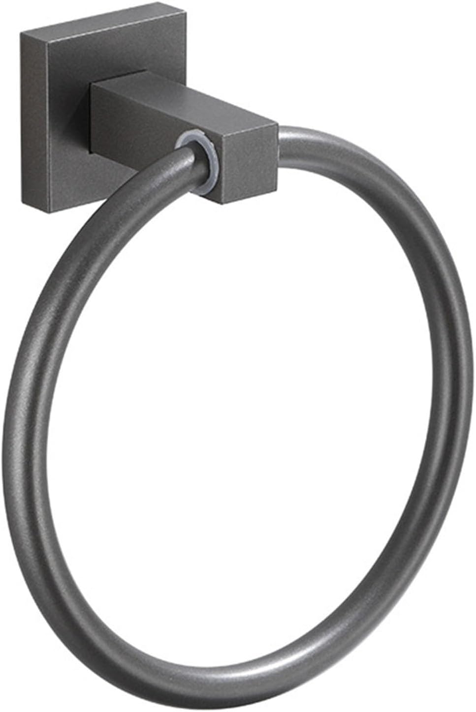 Towel Ring Square Bathroom Towel Ring Round Hanging for Bath, Kitchen, Hotel