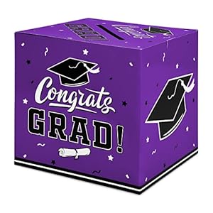 Gatherfungraduationpartydecorationsgraduationboxgraduationcardboxforgraduationgiftgraduationpartyfavorsdecorpartysuppliespurple Urban Country Home Decor Gatherfun graduation party decorations graduation box graduation card box for graduation gift graduation party favors decor party supplies purple urban country home decor
