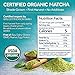 Organic Matcha Powder Ceremonial Grade – Japanese Matcha Green Tea Powder for Lattes, Smoothies & Baking, Unsweetened Pure Organic Green Tea Powder, First Harvest Premium Matcha Tea Bulk