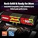 PUSKILL DDR4 RAM 16GB Kit (2x8GB) 3200MHz PC4-25600 CL16 Desktop Memory - 1.35V UDIMM Low Latency, Intel XMP 2.0 Ready for Gaming PC, Compatible with Intel & AMD
