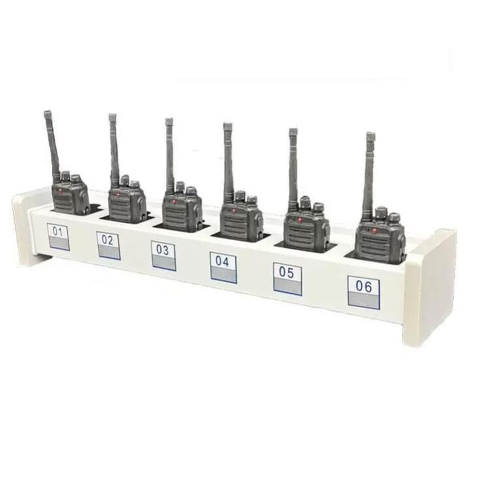 Strażak Dwukierunkowy Uchwyt Radiowy Walkie-talkie Pudełko Przechowywania | Pulpit Wielu jednostka handheld radia Organizator rack,Walkie Talkie Akumulator Z Podstawą ładującą,dla szkolnej restauracji