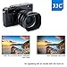 Square Metal Lens Hood w/Hood Cap Replace Fuji LH-XF23 for Fujifilm Fujinon XF 23mm F1.4 R & XF 56mm F1.2 R (APD) Lens on Camera X-S10 X-E4 X-T4 X-T3 X-T2 X-T1 X-Pro3 X-Pro2 X-Pro1 X-T30 X-T20 X-E3